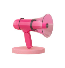 Громкоговоритель ручной Sast K5 pink рупор / мегафон